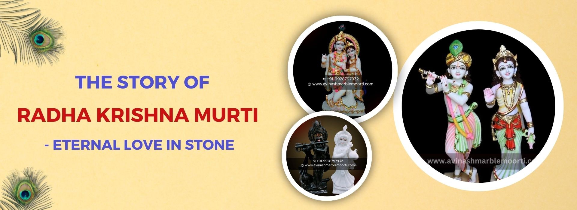 The Story of Radha Krishna Murti - Eternal Love in Stone
