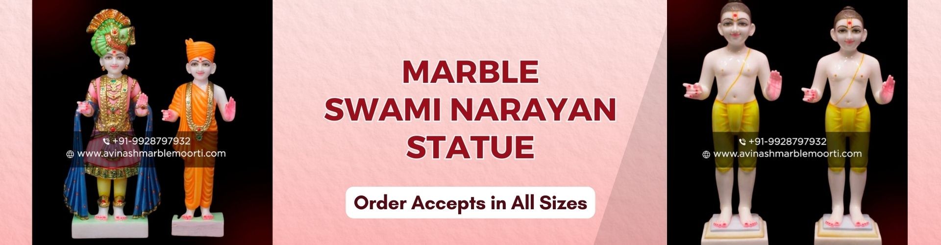 Marble Swami Narayan Statue