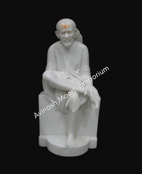 Marble Sai Baba Moorti