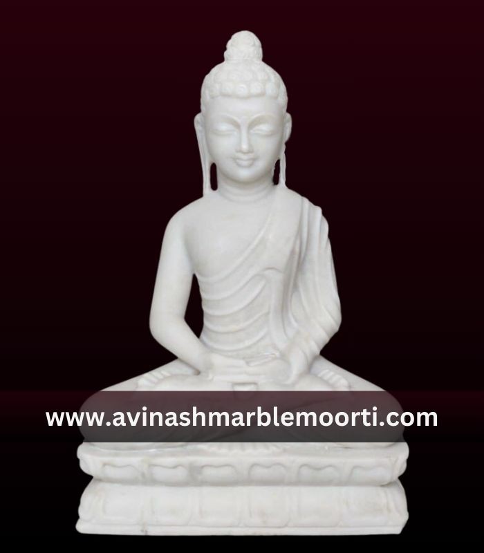 Marble Buddha Murti (Dhyana Mudra)