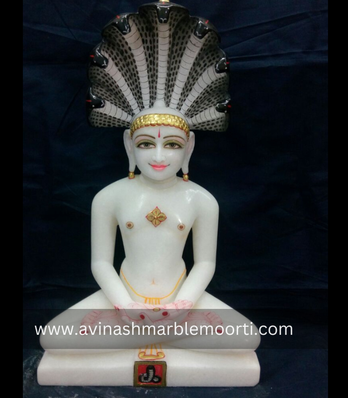 Marble Mahavir Swami Idol