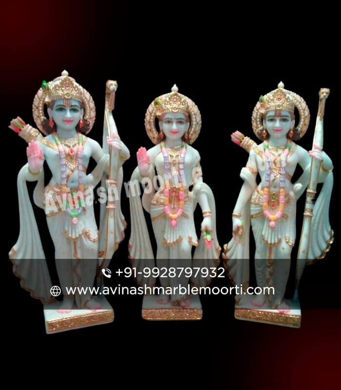 Marble Ram Darbar Statues for Home and Temple