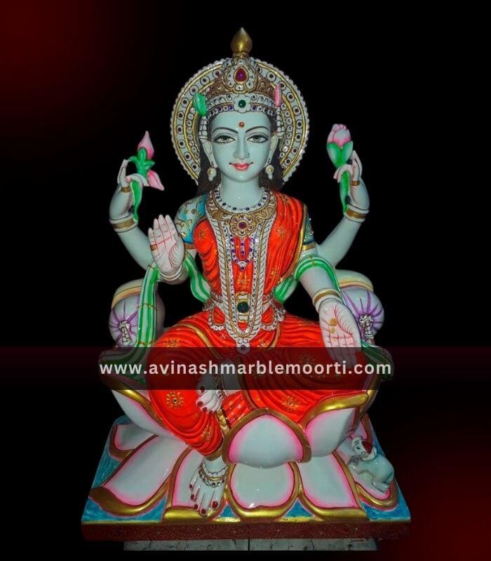 Marble Maa Laxmi Statue
