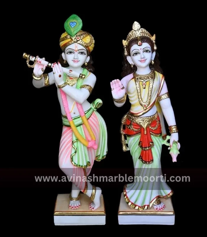Marble Radha Krishna Sculpture