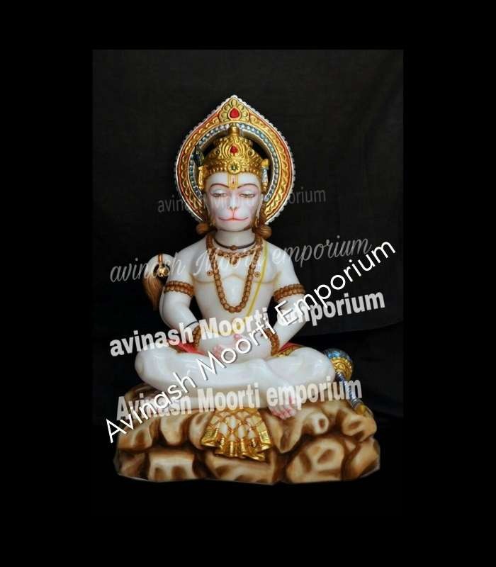 Marble Hanuman Idol