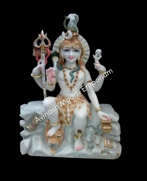 Makrana Marble Shiva Statue