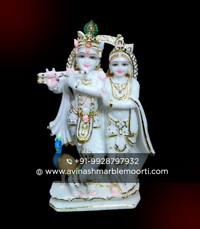 White Marble Radha Krishna ji