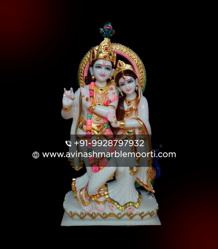 Marble Radha Krishna ji